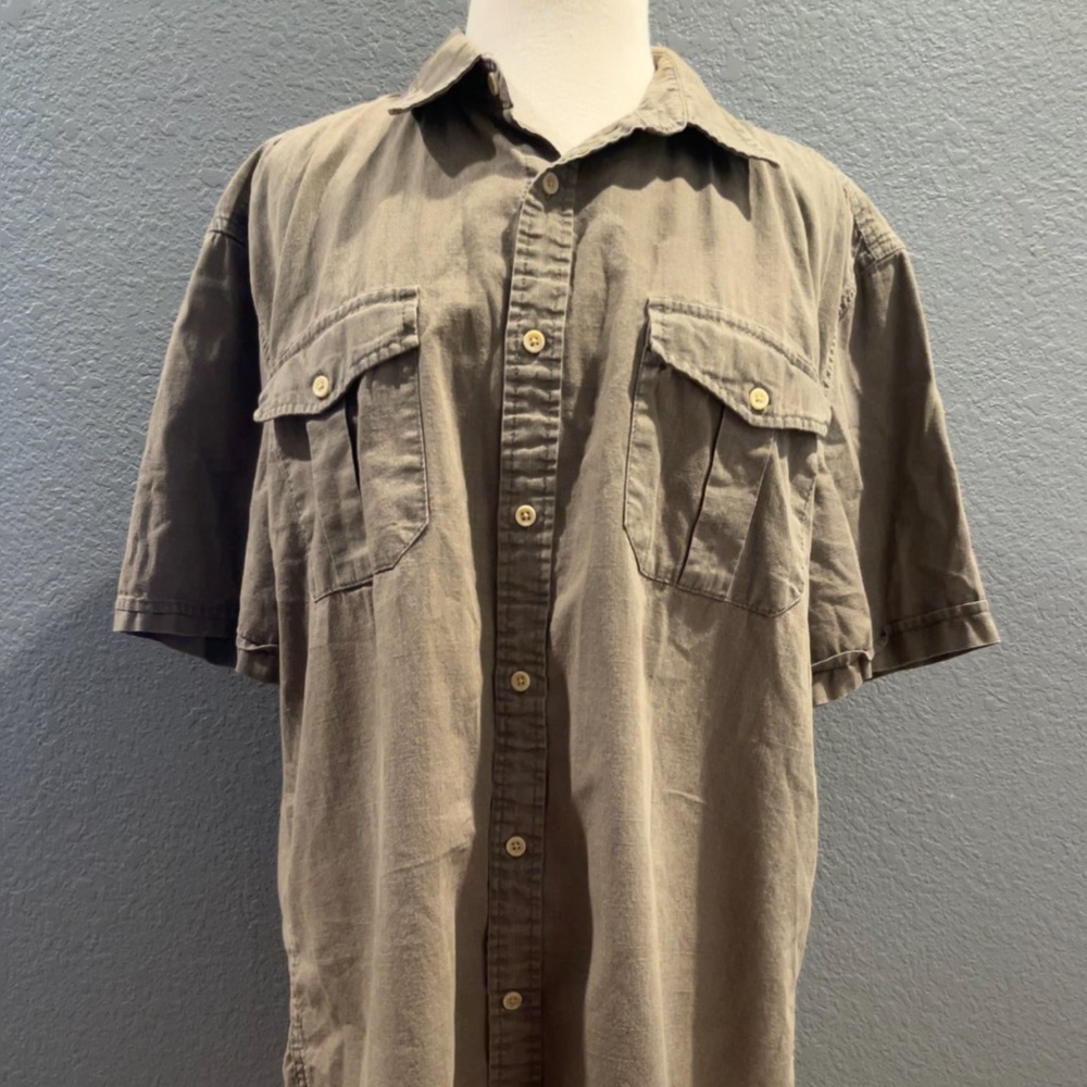 Olive Green Buttondown